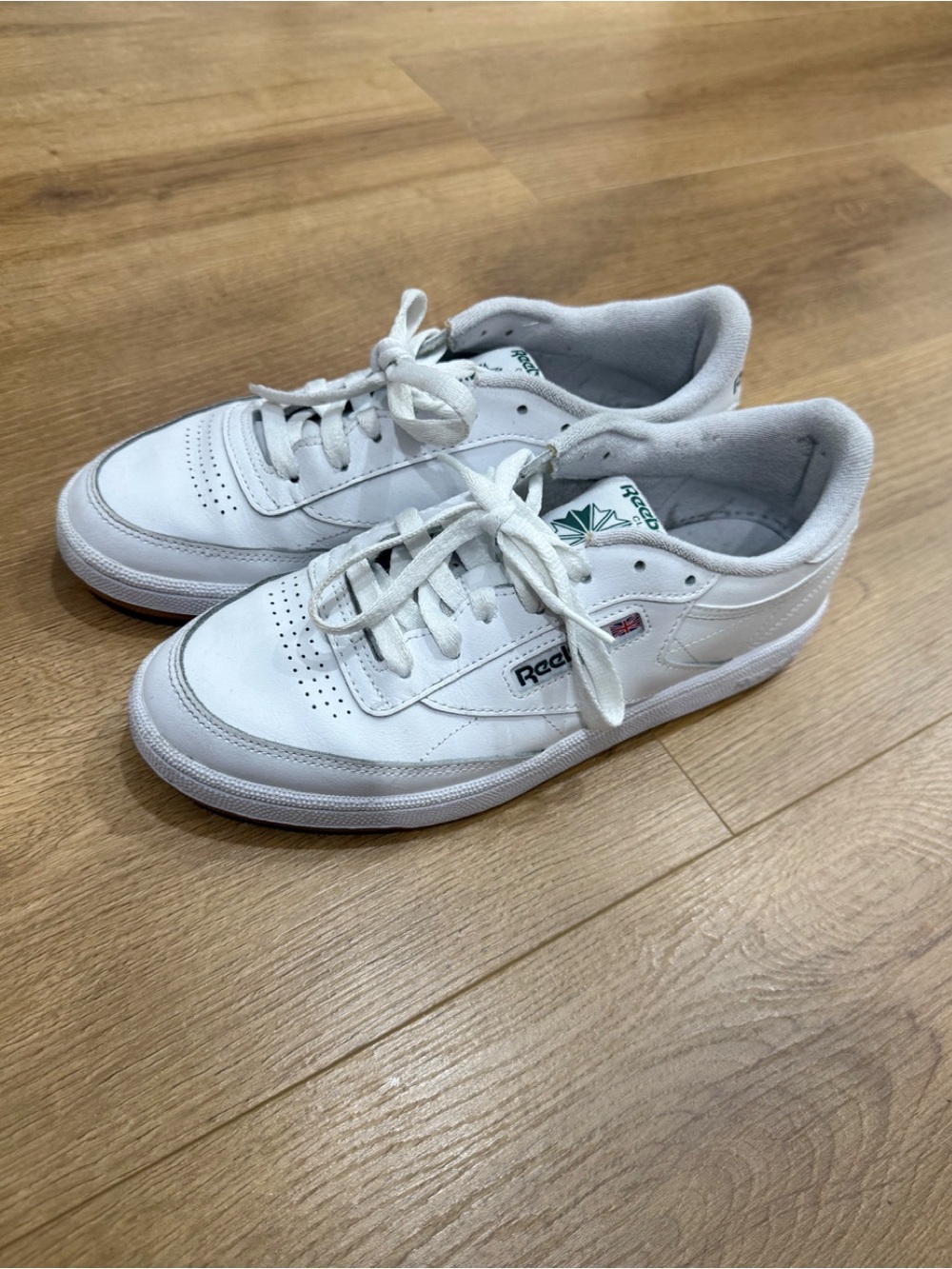 reebok white classic sneakers
